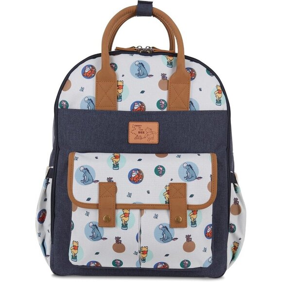 Men\'s Multi Colour Double Handle Bag In Mickey Includes Changing Pad Backpack main image 5